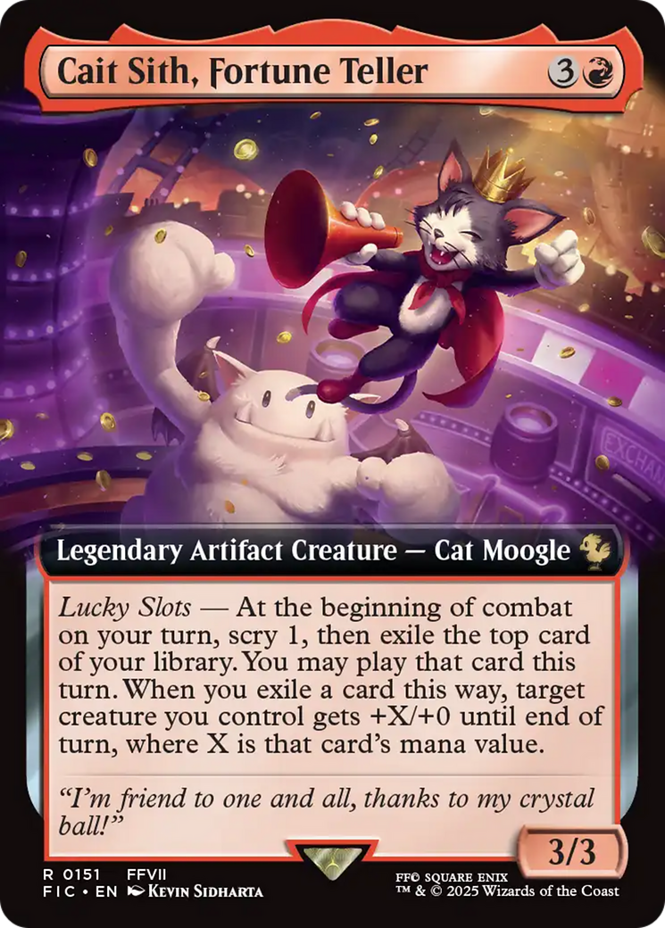 Cait Sith, Fortune Teller (Extended Art) [FINAL FANTASY Commander] | Galactic Gamez