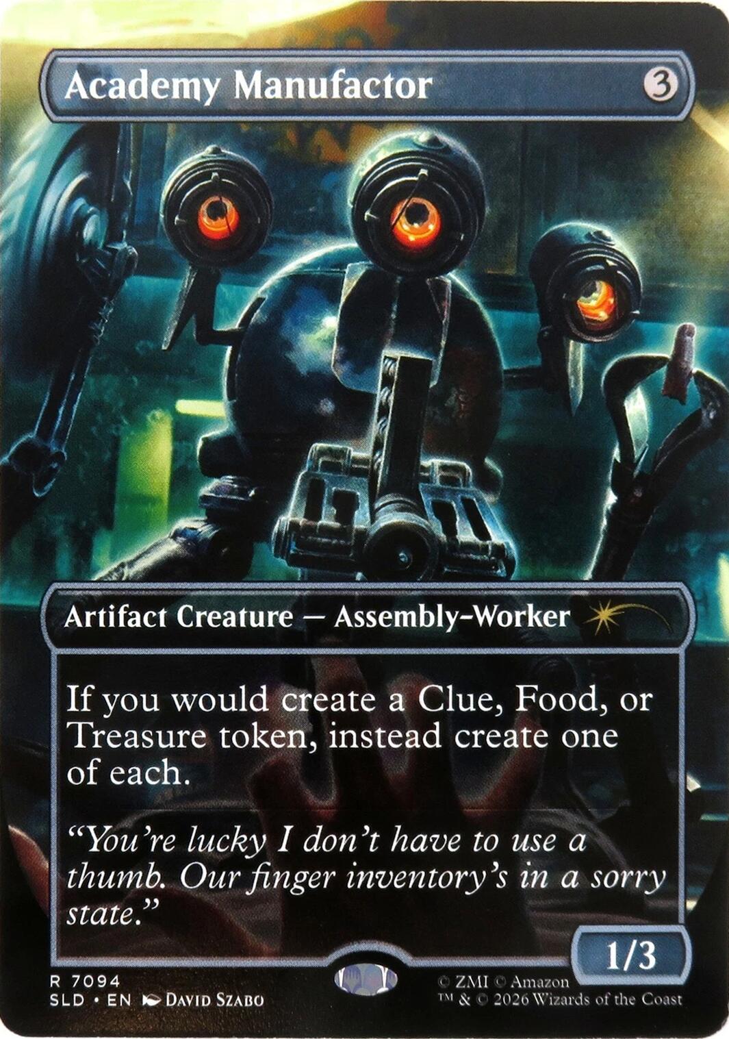 Academy Manufactor (7094) [Secret Lair Drop Series] | Galactic Gamez