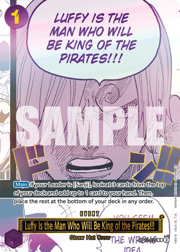 Luffy Is the Man Who Will Be King of the Pirates!!! (Japanese Version 3rd Anniversary Set) [One Piece Promotion Cards] | Galactic Gamez