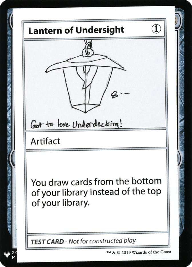 Lantern of Undersight [Mystery Booster Playtest Cards] | Galactic Gamez