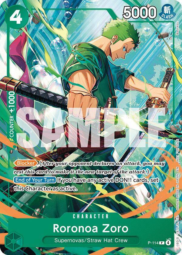 Roronoa Zoro (P-114) [One Piece Promotion Cards] | Galactic Gamez
