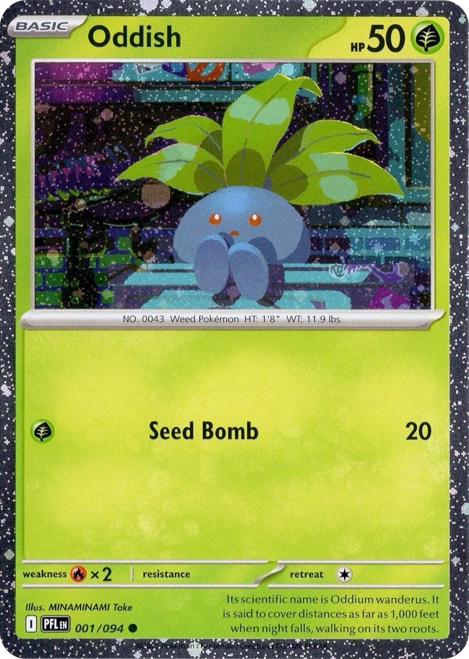 Oddish (001/094) (Cosmos Holo) [Miscellaneous Cards] | Galactic Gamez