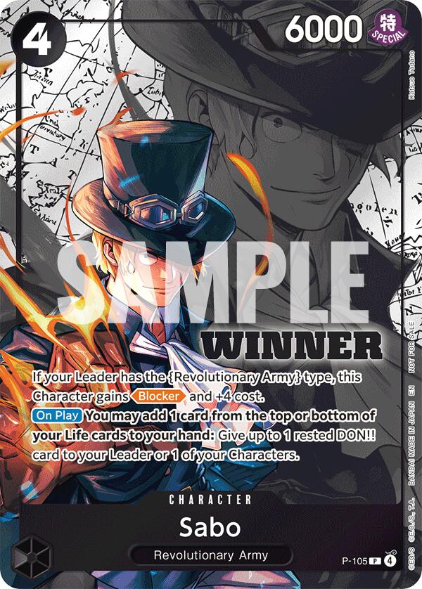 Sabo (Winner Pack 2026 Vol. 2) [One Piece Promotion Cards] | Galactic Gamez