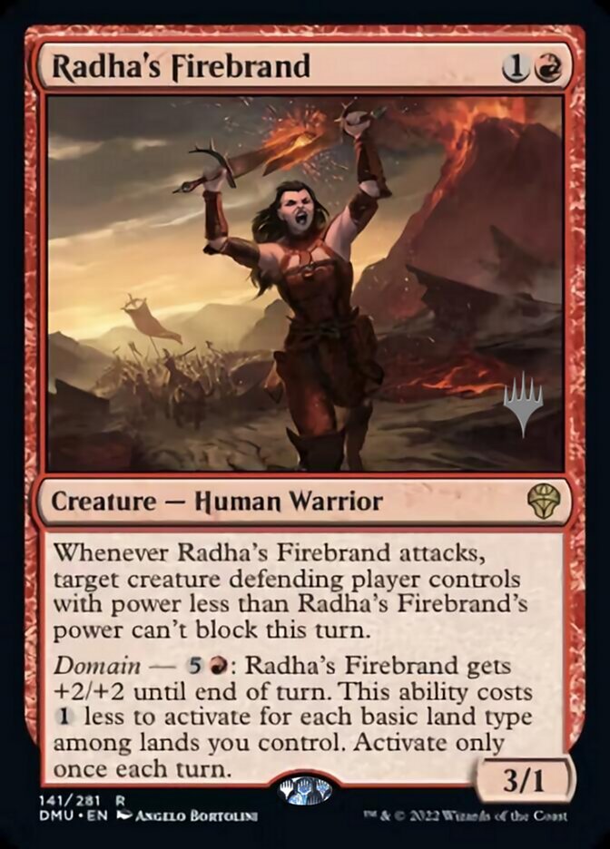 Radha's Firebrand (Promo Pack) [Dominaria United Promos] | Galactic Gamez