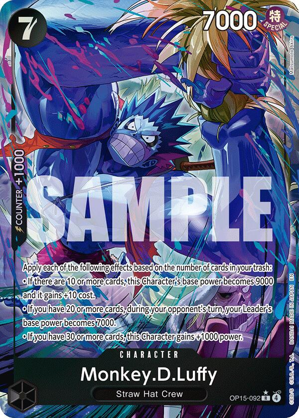Monkey.D.Luffy (Alternate Art) [Adventure on Kami's Island] | Galactic Gamez