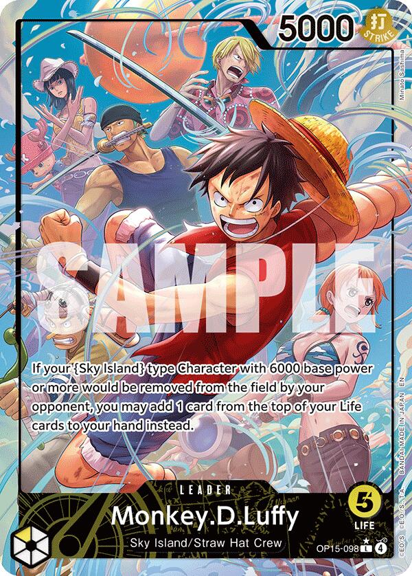 Monkey.D.Luffy (Alternate Art) [Adventure on Kami's Island] | Galactic Gamez