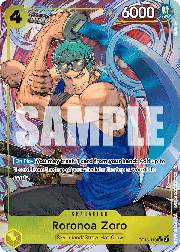 Roronoa Zoro (Alternate Art) [Adventure on Kami's Island] | Galactic Gamez