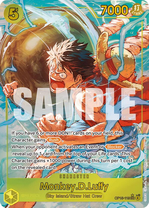 Monkey.D.Luffy (Alternate Art) [Adventure on Kami's Island] | Galactic Gamez