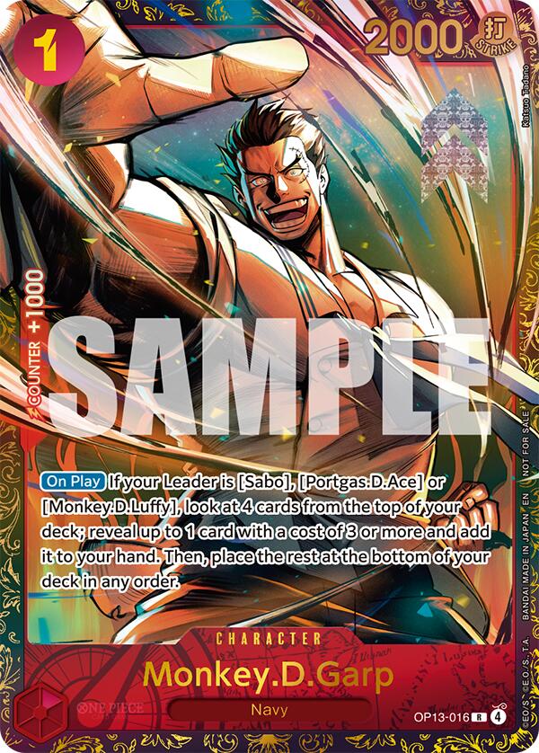 Monkey.D.Garp (Treasure Cup March 2026) [One Piece Promotion Cards] | Galactic Gamez