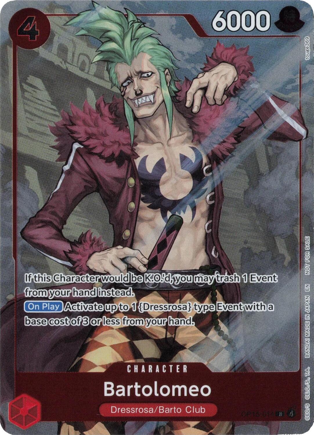 Bartolomeo (Dash Pack) [Adventure on Kami's Island] | Galactic Gamez