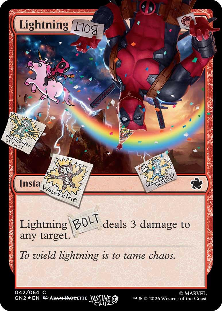 Lightning Bolt (042) (Pool Party Foil) [Secret Lair Drop Series] | Galactic Gamez