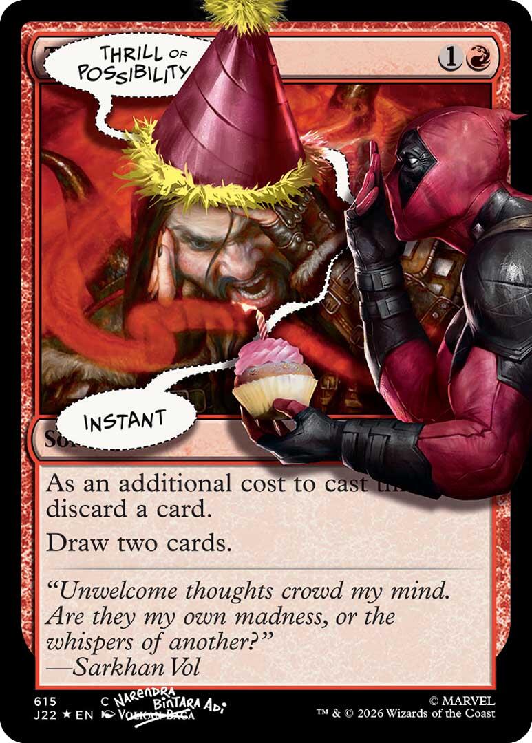 Thrill of Possibility (615) (Pool Party Foil) [Secret Lair Drop Series] | Galactic Gamez