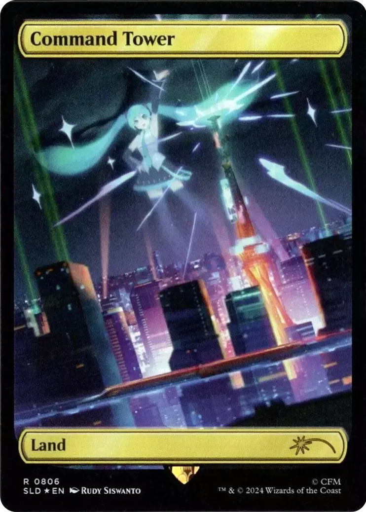 Command Tower (0806) (Rainbow Foil) [Secret Lair Drop Series] | Galactic Gamez