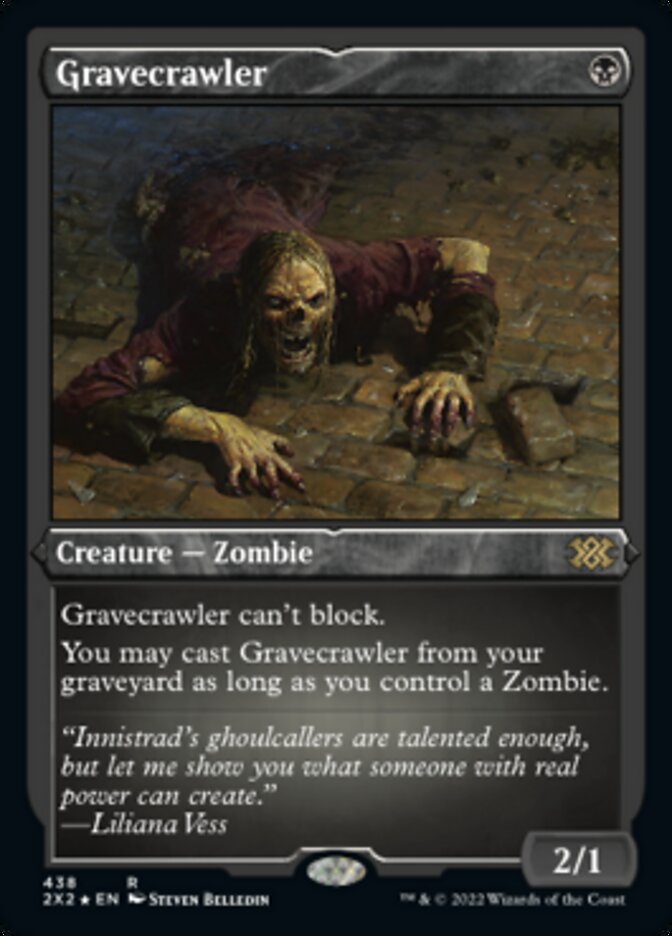 Gravecrawler (Foil Etched) [Double Masters 2022] | Galactic Gamez