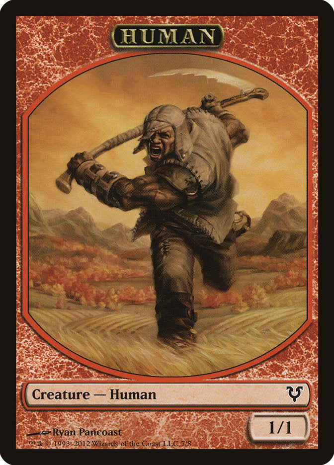 Human Token (7/8) [Avacyn Restored Tokens] | Galactic Gamez