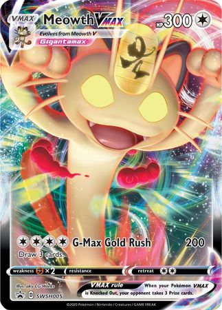 Meowth VMAX (SWSH005) [Sword & Shield: Black Star Promos] | Galactic Gamez