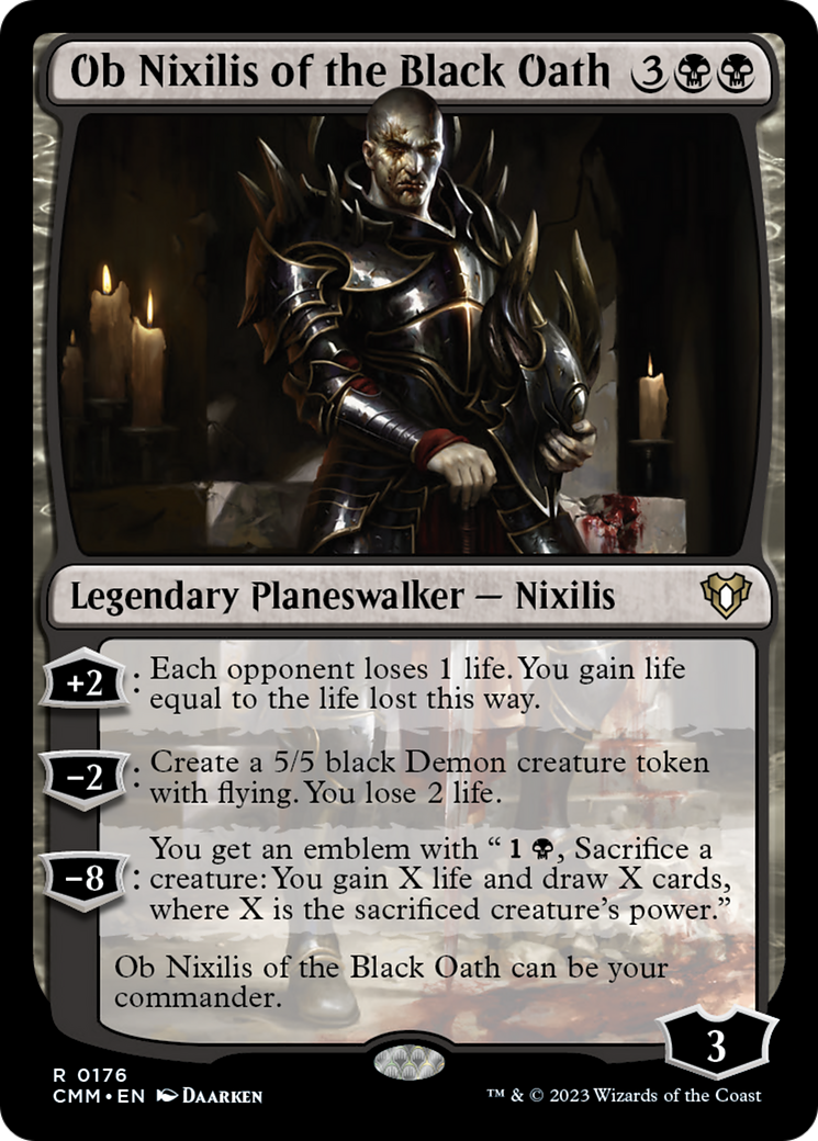 Ob Nixilis of the Black Oath [Commander Masters] | Galactic Gamez