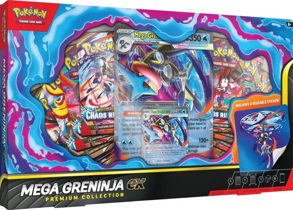 Mega Greninja ex Premium Collection - Miscellaneous Cards & Products | Galactic Gamez