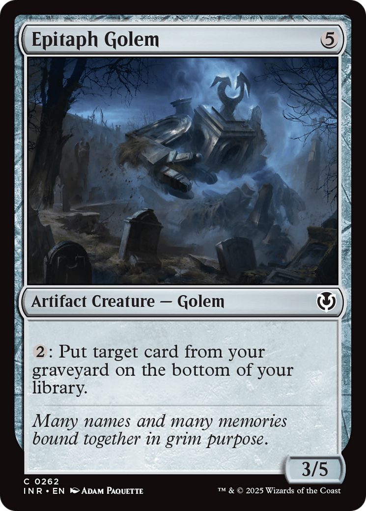 Epitaph Golem [Innistrad Remastered] | Galactic Gamez