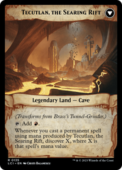 Brass's Tunnel-Grinder // Tecutlan, the Searing Rift [The Lost Caverns of Ixalan Prerelease Cards] | Galactic Gamez