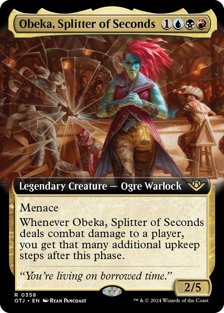 Obeka, Splitter of Seconds (Extended Art) [Outlaws of Thunder Junction] | Galactic Gamez