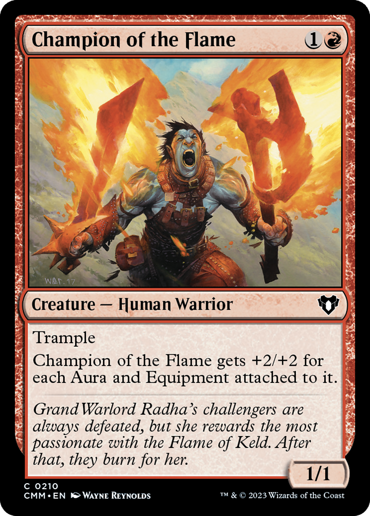 Champion of the Flame [Commander Masters] | Galactic Gamez