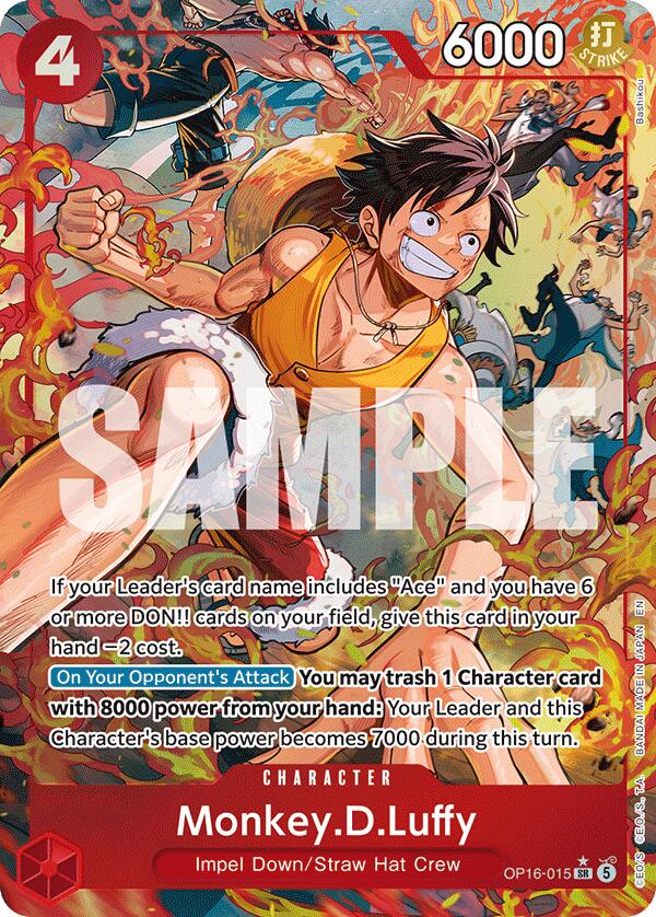 Monkey.D.Luffy (Alternate Art) [The Time of Battle] | Galactic Gamez