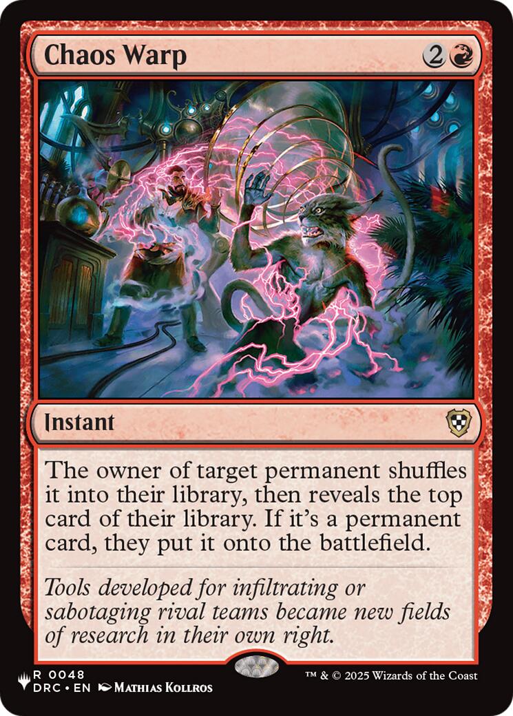 Chaos Warp [The List] | Galactic Gamez