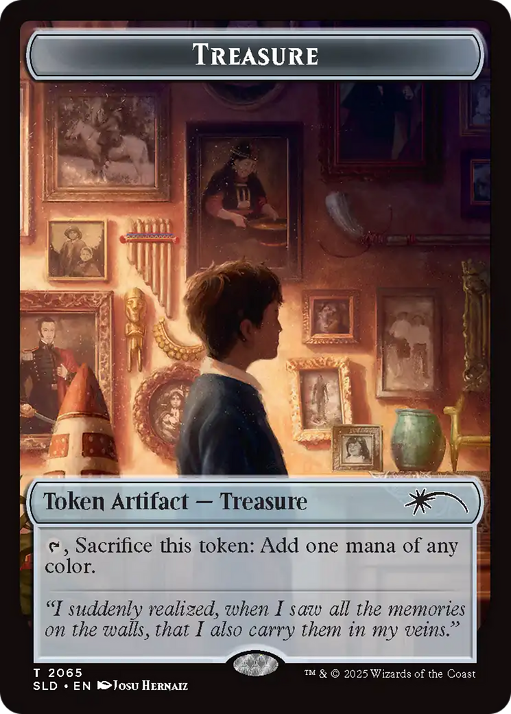 Treasure Token (2065) (Rainbow Foil) [Secret Lair Drop Series] | Galactic Gamez