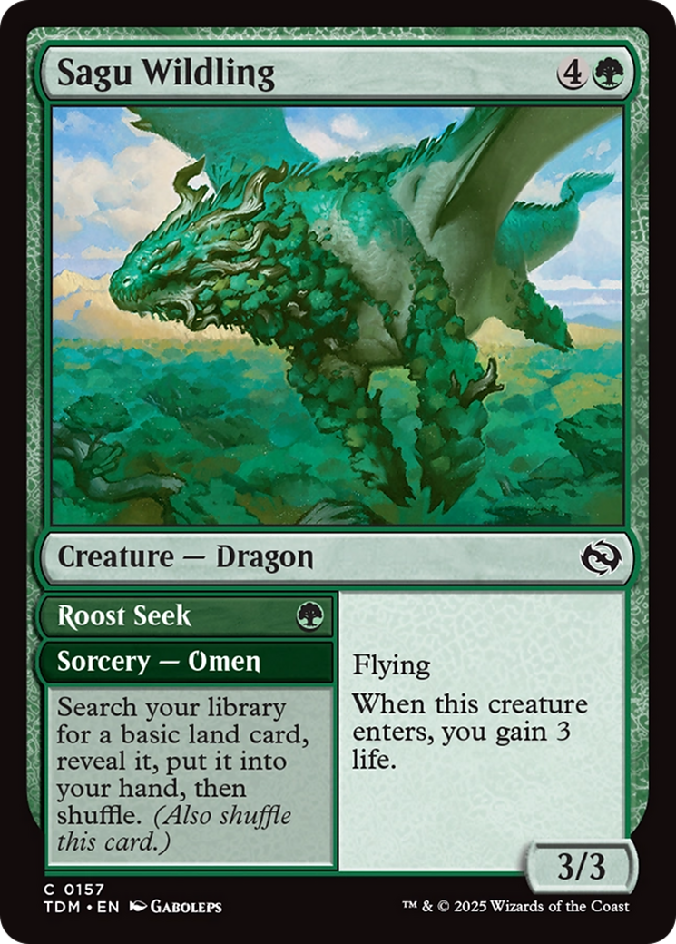 Sagu Wildling [Tarkir: Dragonstorm] | Galactic Gamez