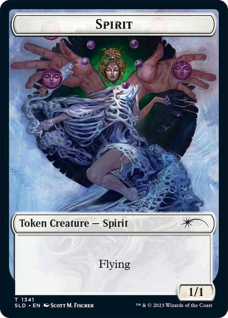 Angel // Spirit Double-Sided Token [Secret Lair Drop Series] | Galactic Gamez