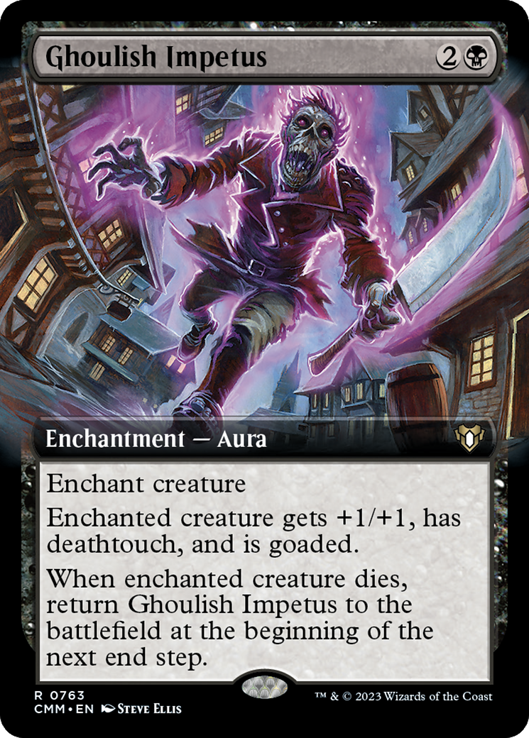 Ghoulish Impetus (Extended Art) [Commander Masters] | Galactic Gamez