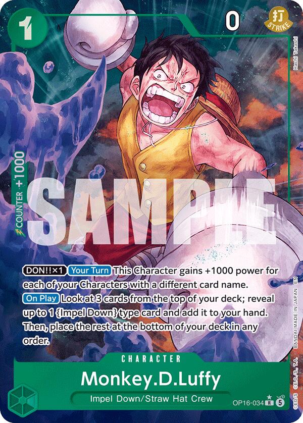 Monkey.D.Luffy (Alternate Art) [The Time of Battle] | Galactic Gamez