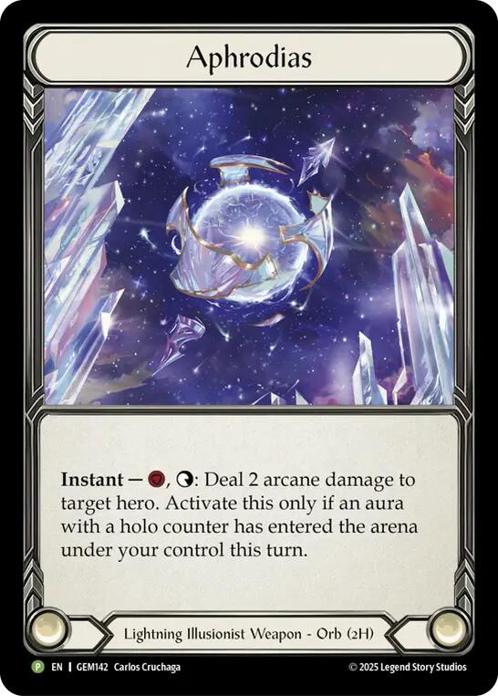 Aphrodias [GEM142-CF] (GEM Pack 5)  Cold Foil | Galactic Gamez