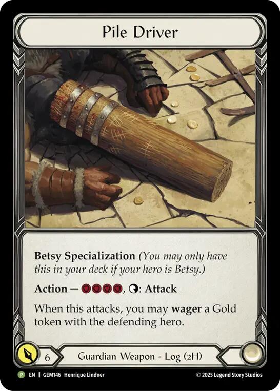 Pile Driver [GEM146-CF] (GEM Pack 5)  Cold Foil | Galactic Gamez