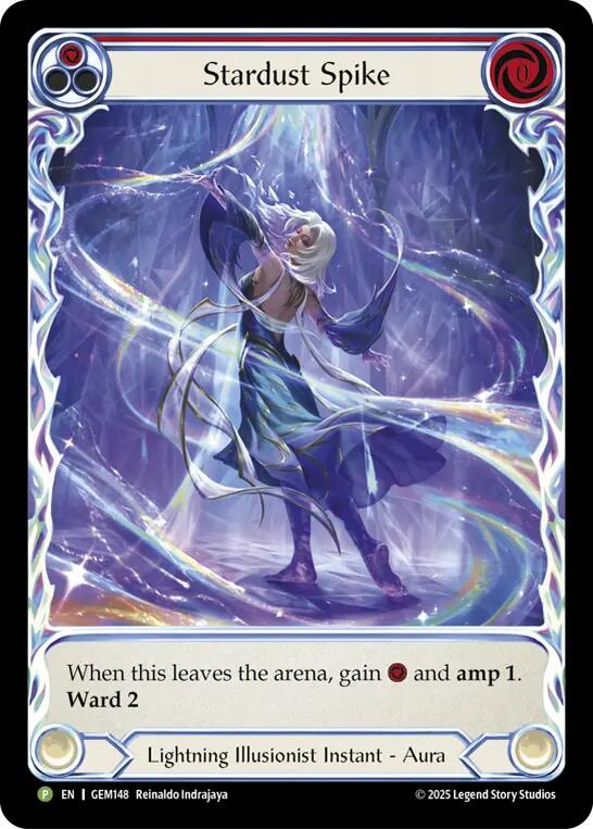 Stardust Spike (Red) [GEM148-CF] (GEM Pack 5)  Cold Foil | Galactic Gamez