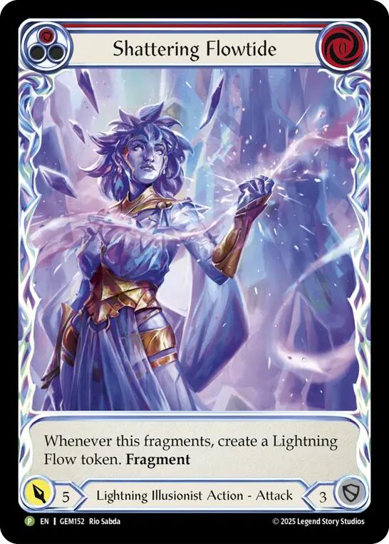 Shattering Flowtide (Red) [GEM152] (GEM Pack 5) | Galactic Gamez