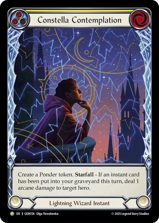 Constella Contemplation (Yellow) [GEM156] (GEM Pack 5) | Galactic Gamez