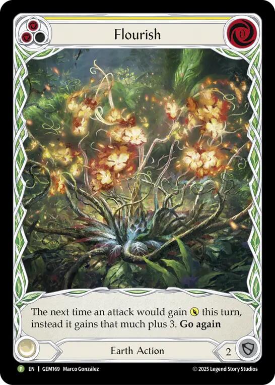 Flourish (Yellow) [GEM169] (GEM Pack 5) | Galactic Gamez
