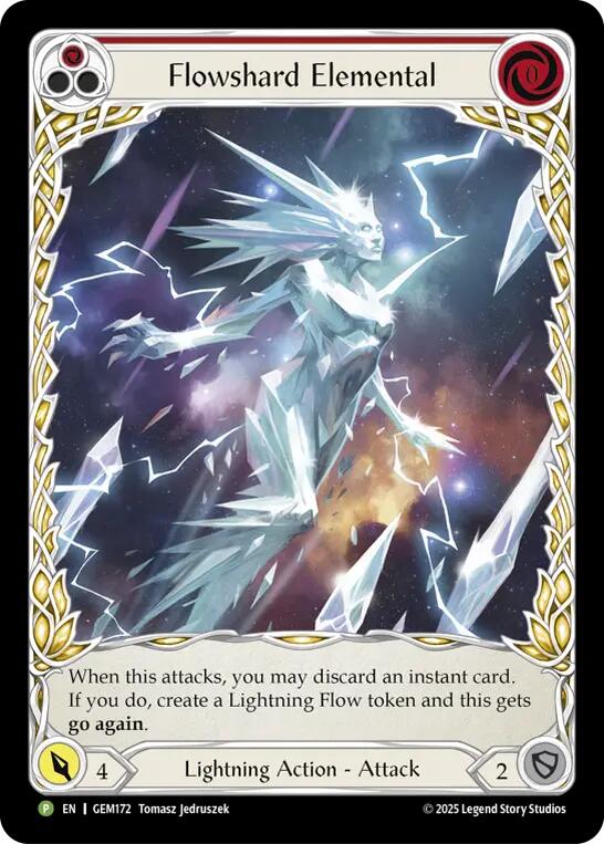 Flowshard Elemental (Red) [GEM172] (GEM Pack 5) | Galactic Gamez