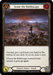 Scour the Battlescape (Blue) [U-WTR196] (Welcome to Rathe Unlimited)  Unlimited Rainbow Foil | Galactic Gamez