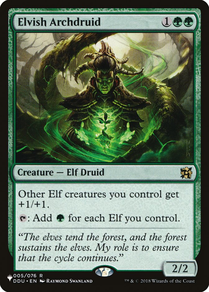 Elvish Archdruid [The List] | Galactic Gamez