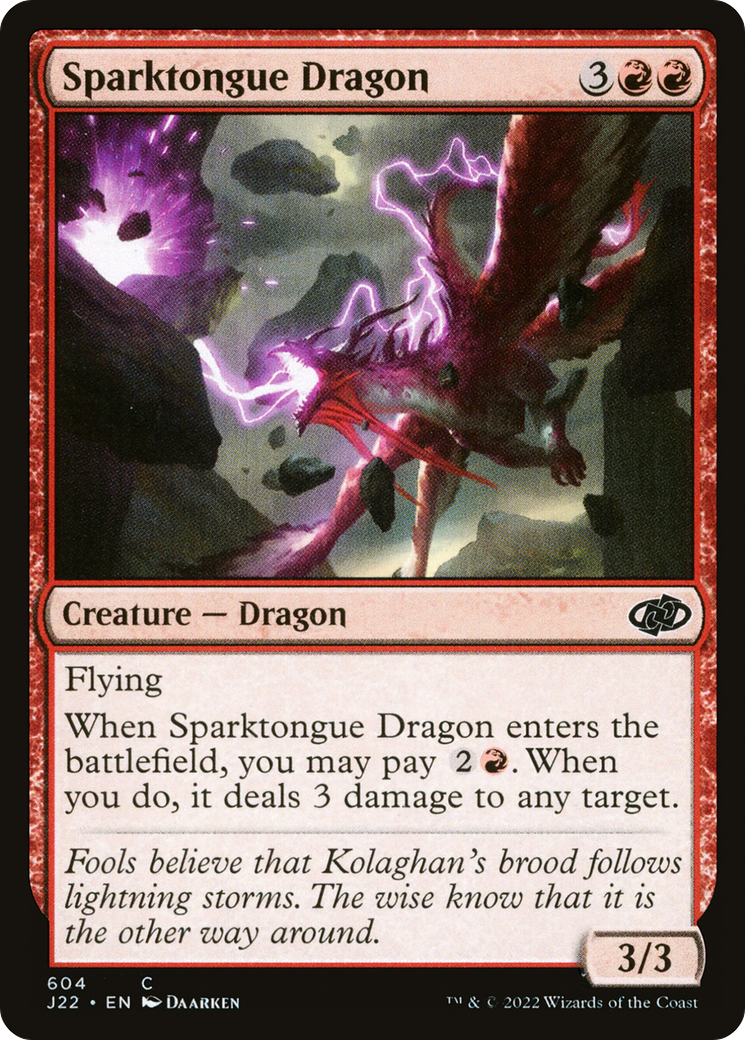 Sparktongue Dragon [Jumpstart 2022] | Galactic Gamez