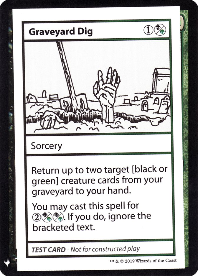 Graveyard Dig [Mystery Booster Playtest Cards] | Galactic Gamez