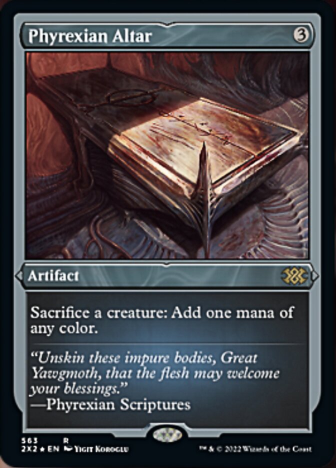 Phyrexian Altar (Foil Etched) [Double Masters 2022] | Galactic Gamez