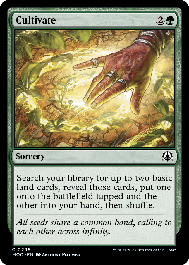 Cultivate [March of the Machine Commander] | Galactic Gamez