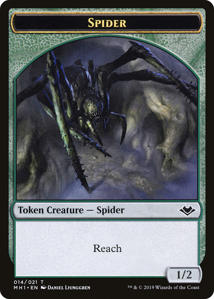 Shapeshifter // Spider Double-Sided Token [Modern Horizons Tokens] | Galactic Gamez