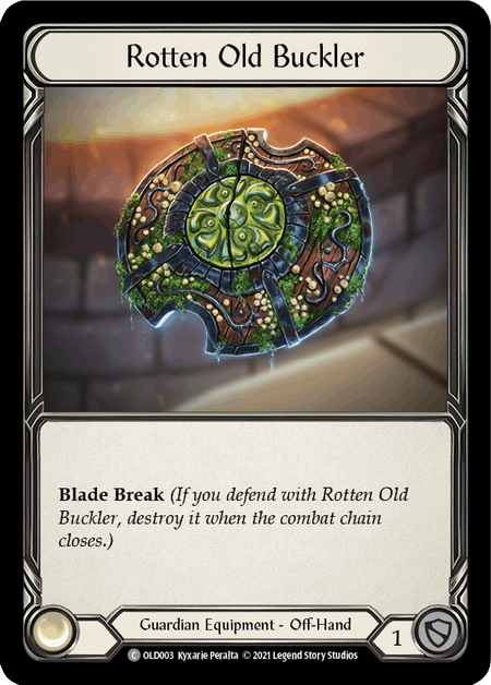 Rotten Old Buckler [OLD003] (Tales of Aria Oldhim Blitz Deck)  1st Edition Normal | Galactic Gamez