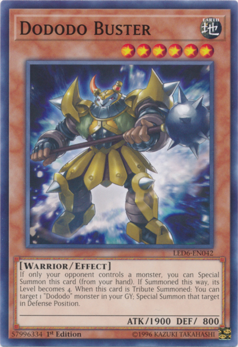 Dododo Buster [LED6-EN042] Common | Galactic Gamez
