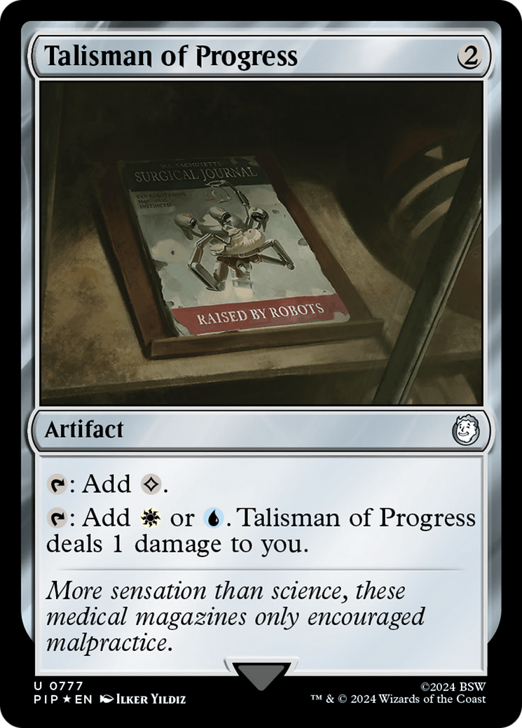 Talisman of Progress (Surge Foil) [Fallout] | Galactic Gamez